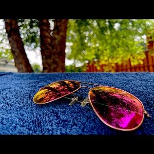Pink Ray Ban Aviators
